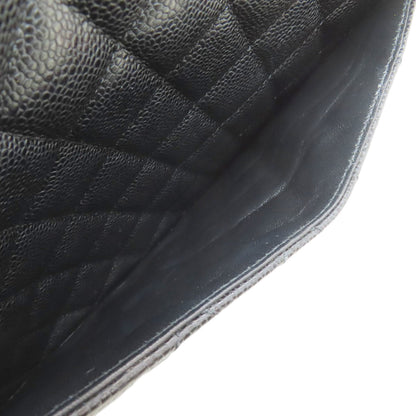 CHANEL シャネル マトラッセ シルバー金具 トートバッグ グレインド カーフスキン レディース 中古