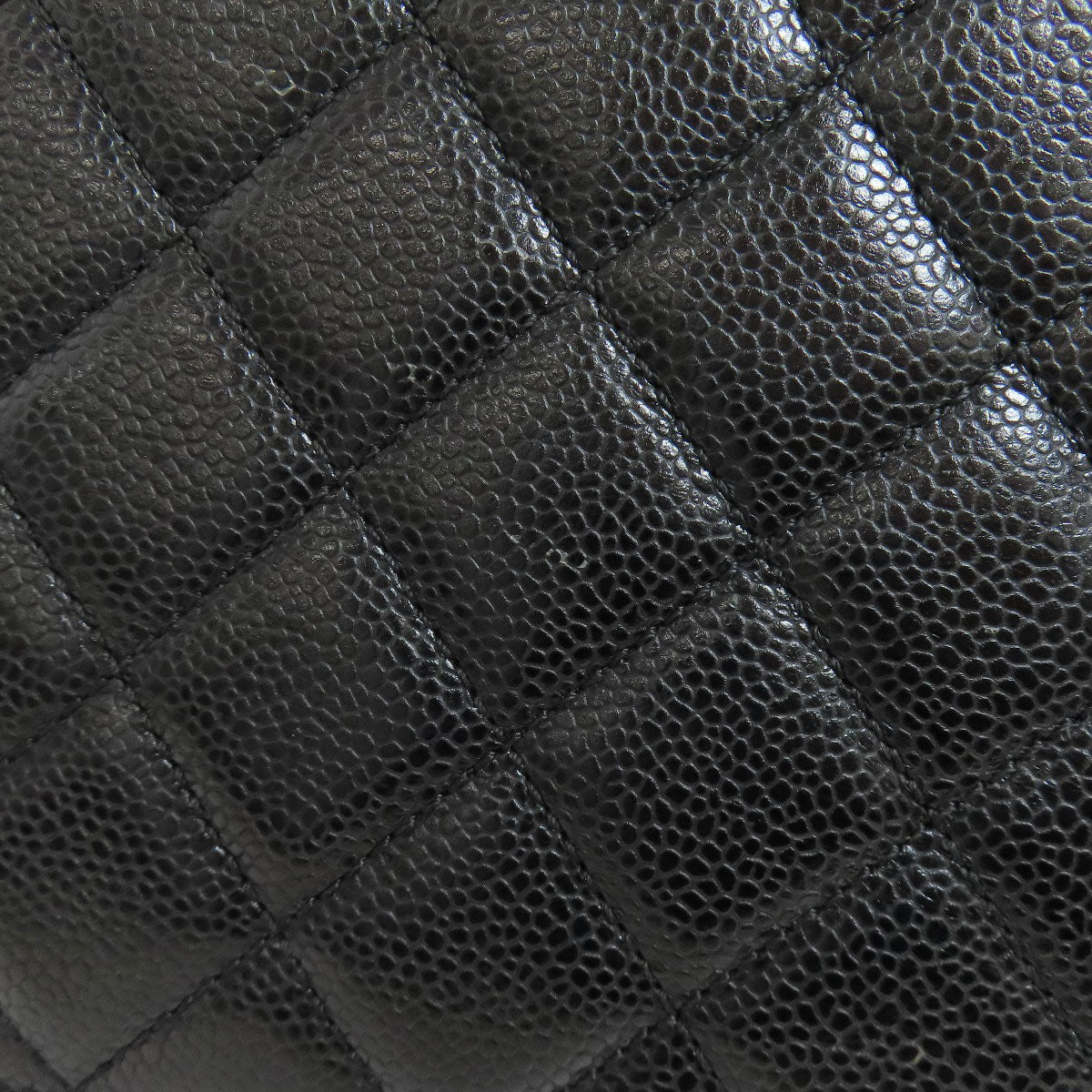 CHANEL シャネル マトラッセ シルバー金具 トートバッグ グレインド カーフスキン レディース 中古