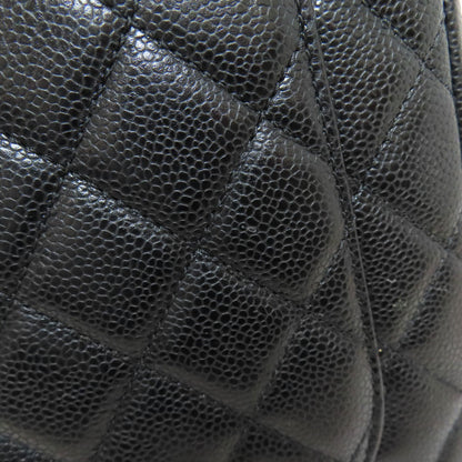 CHANEL シャネル マトラッセ シルバー金具 トートバッグ グレインド カーフスキン レディース 中古