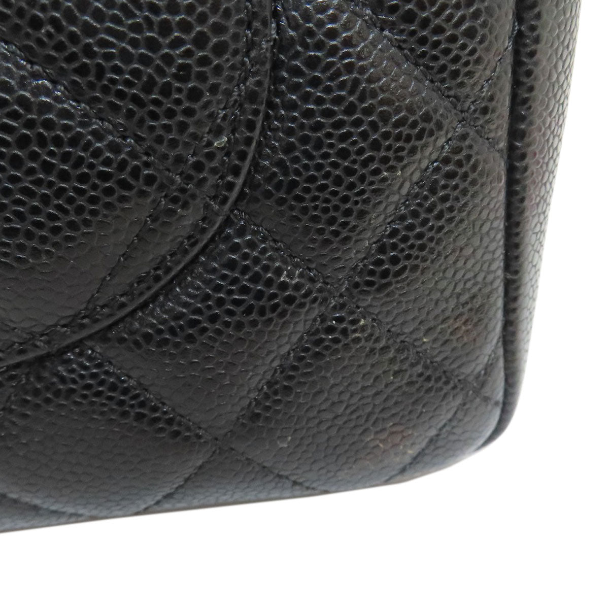 CHANEL シャネル マトラッセ シルバー金具 トートバッグ グレインド カーフスキン レディース 中古