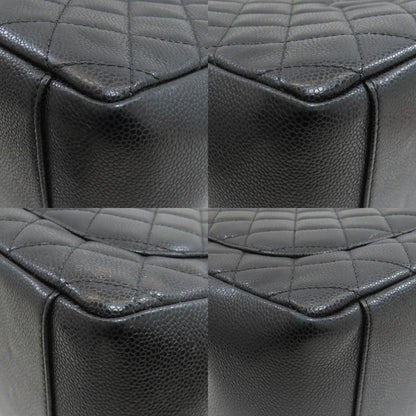 CHANEL シャネル マトラッセ シルバー金具 トートバッグ グレインド カーフスキン レディース 中古