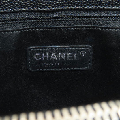 CHANEL シャネル マトラッセ シルバー金具 トートバッグ グレインド カーフスキン レディース 中古