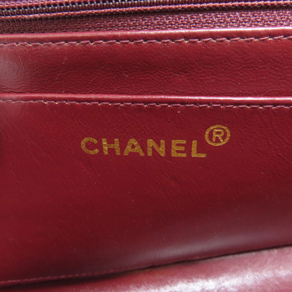 CHANEL シャネル マドモアゼル チェーンショルダー ゴールド金具 ショルダーバッグ ラムスキン レディース 中古