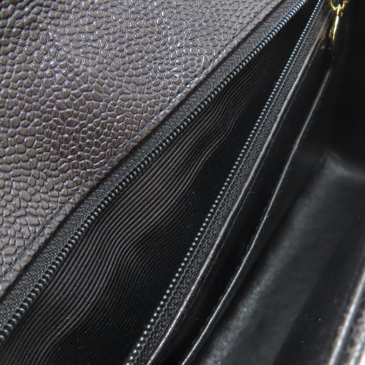 CHANEL シャネル マドモアゼル チェーンショルダー ゴールド金具 ショルダーバッグ グレインド カーフスキン レディース 中古