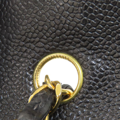 CHANEL シャネル マドモアゼル チェーンショルダー ゴールド金具 ショルダーバッグ グレインド カーフスキン レディース 中古