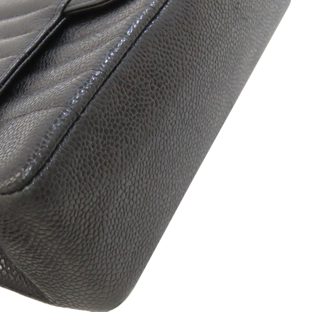 CHANEL シャネル マドモアゼル チェーンショルダー ゴールド金具 ショルダーバッグ グレインド カーフスキン レディース 中古