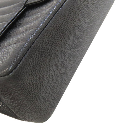 CHANEL シャネル マドモアゼル チェーンショルダー ゴールド金具 ショルダーバッグ グレインド カーフスキン レディース 中古