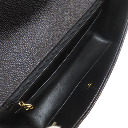 CHANEL シャネル マドモアゼル チェーンショルダー ゴールド金具 ショルダーバッグ グレインド カーフスキン レディース 中古
