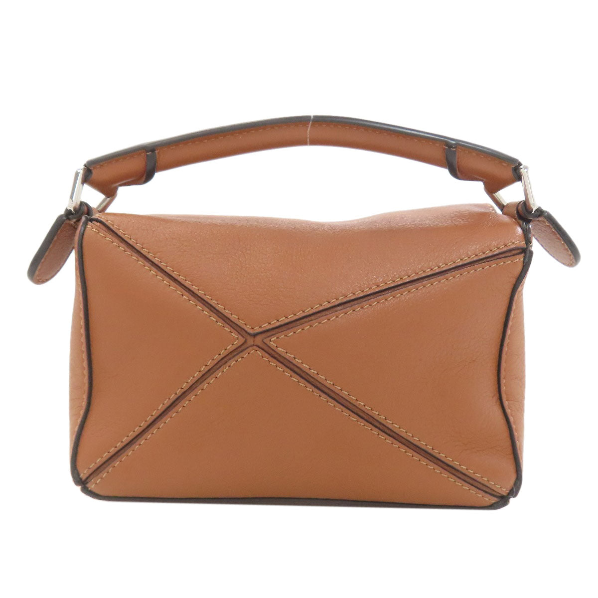 LOEWE ロエベ パズルバッグ ミニ 2WAY ハンドバッグ カーフ レディース 中古