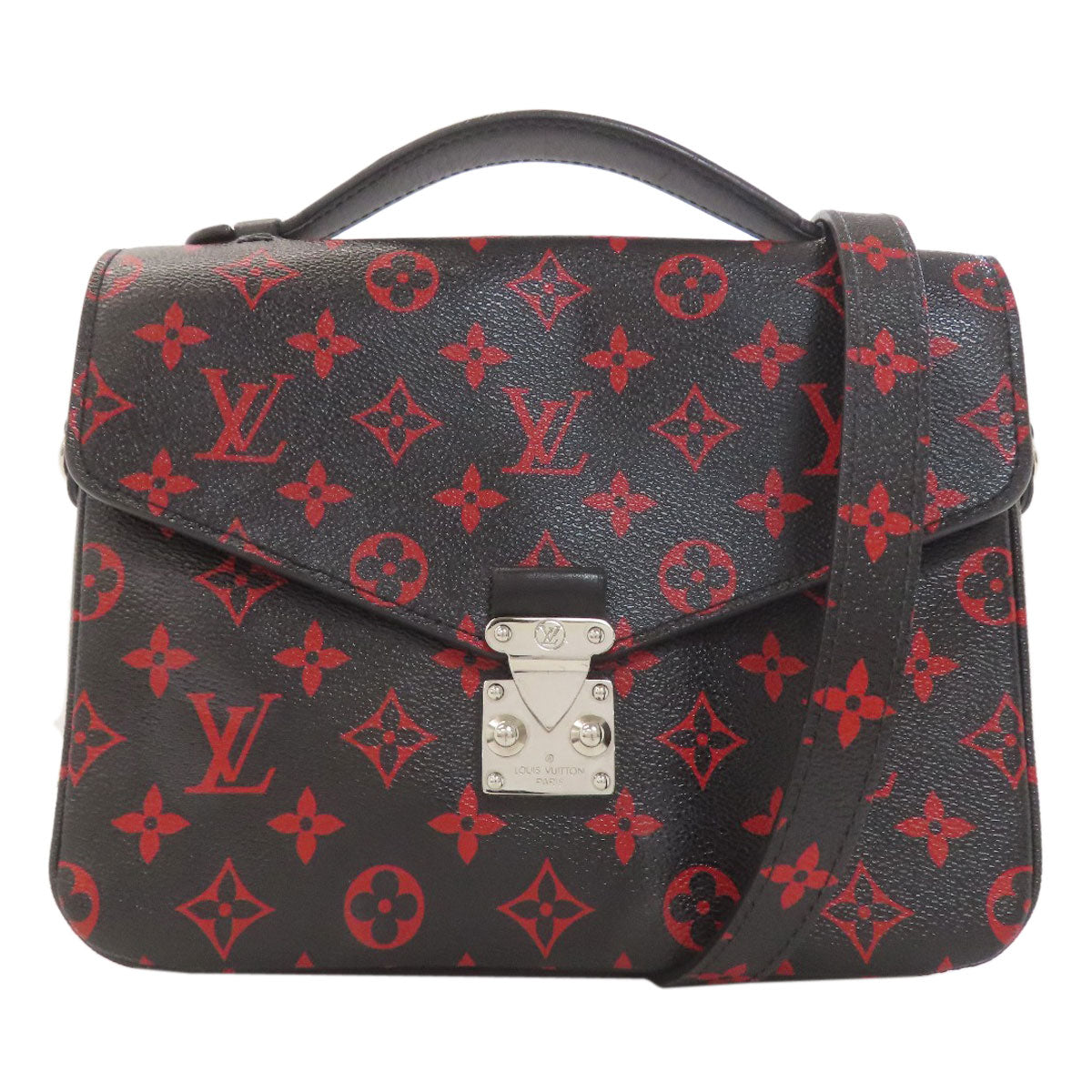 LOUIS VUITTON ルイヴィトン M41462 ポシェット・メティスMM アンフラルージュ ハンドバッグ モノグラムキャンバス レディース 中古