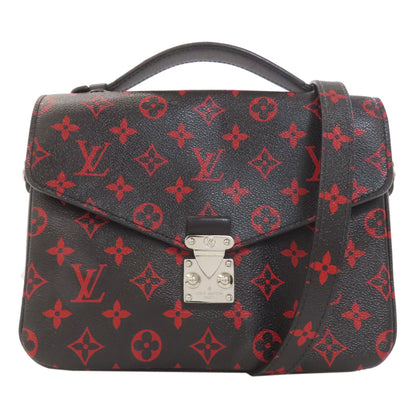 LOUIS VUITTON ルイヴィトン M41462 ポシェット・メティスMM アンフラルージュ ハンドバッグ モノグラムキャンバス レディース 中古