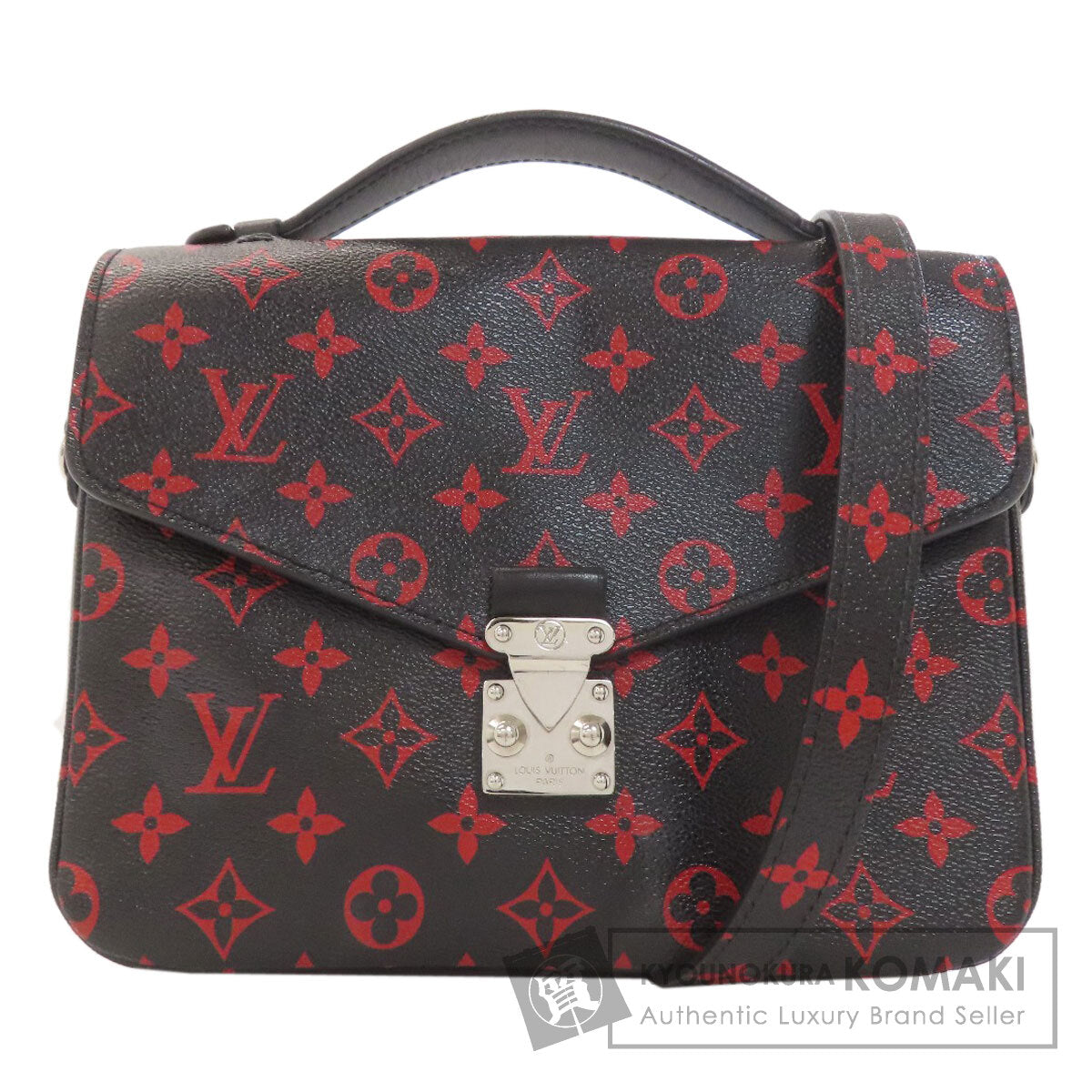 LOUIS VUITTON ルイヴィトン M41462 ポシェット・メティスMM アンフラルージュ ハンドバッグ モノグラムキャンバス レディース 中古