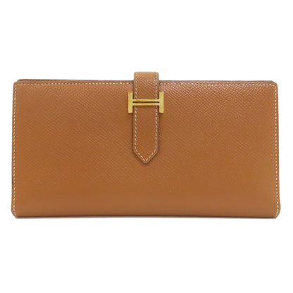 HERMES エルメス ベアンスフレ ゴールド ゴールド金具 長財布（小銭入れあり） エプソン レディース 中古