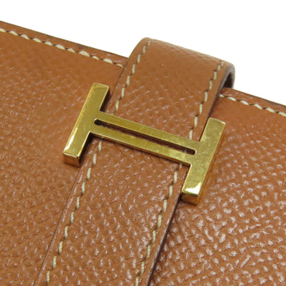 HERMES エルメス ベアンスフレ ゴールド ゴールド金具 長財布（小銭入れあり） エプソン レディース 中古