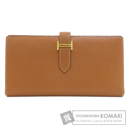 HERMES エルメス ベアンスフレ ゴールド ゴールド金具 長財布（小銭入れあり） エプソン レディース 中古