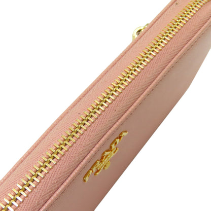 PRADA プラダ ロゴ 長財布（小銭入れあり） サフィアーノ レディース 中古