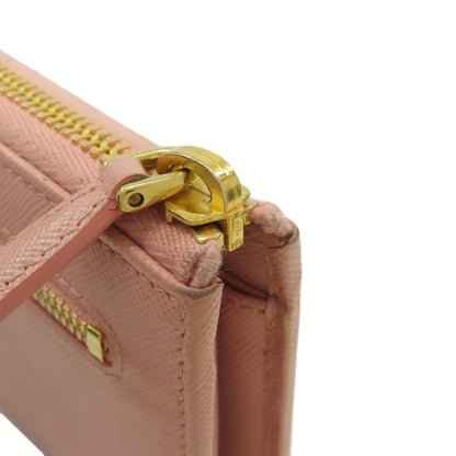 PRADA プラダ ロゴ 長財布（小銭入れあり） サフィアーノ レディース 中古