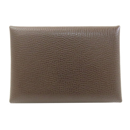HERMES エルメス カルヴィデュオ エコルセ シルバー金具 カードケース エプソン レディース 中古