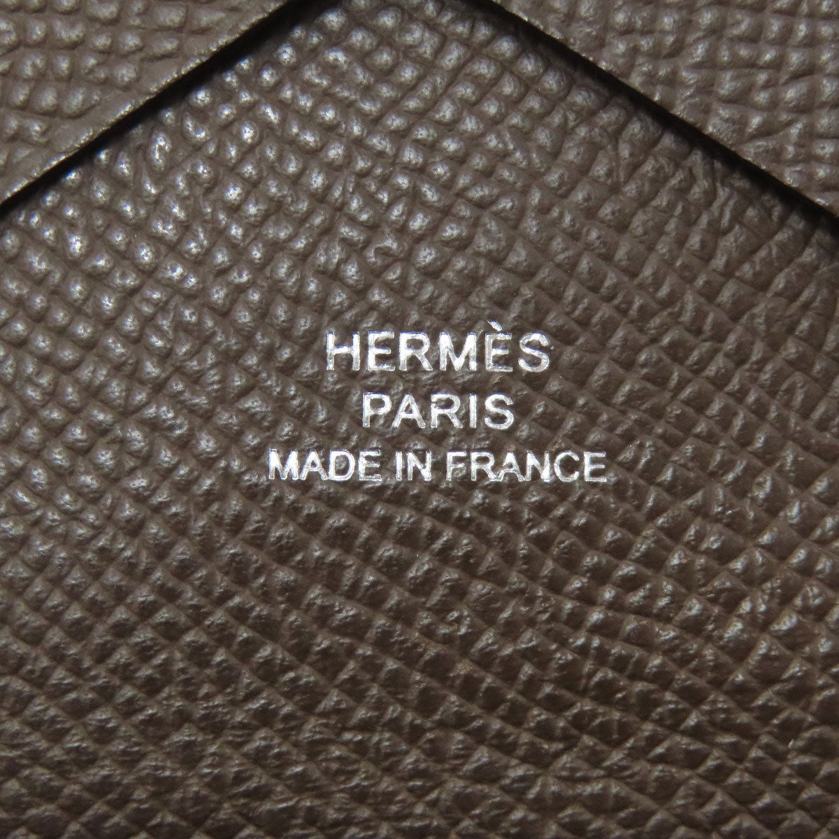 HERMES エルメス カルヴィデュオ エコルセ シルバー金具 カードケース エプソン レディース 中古
