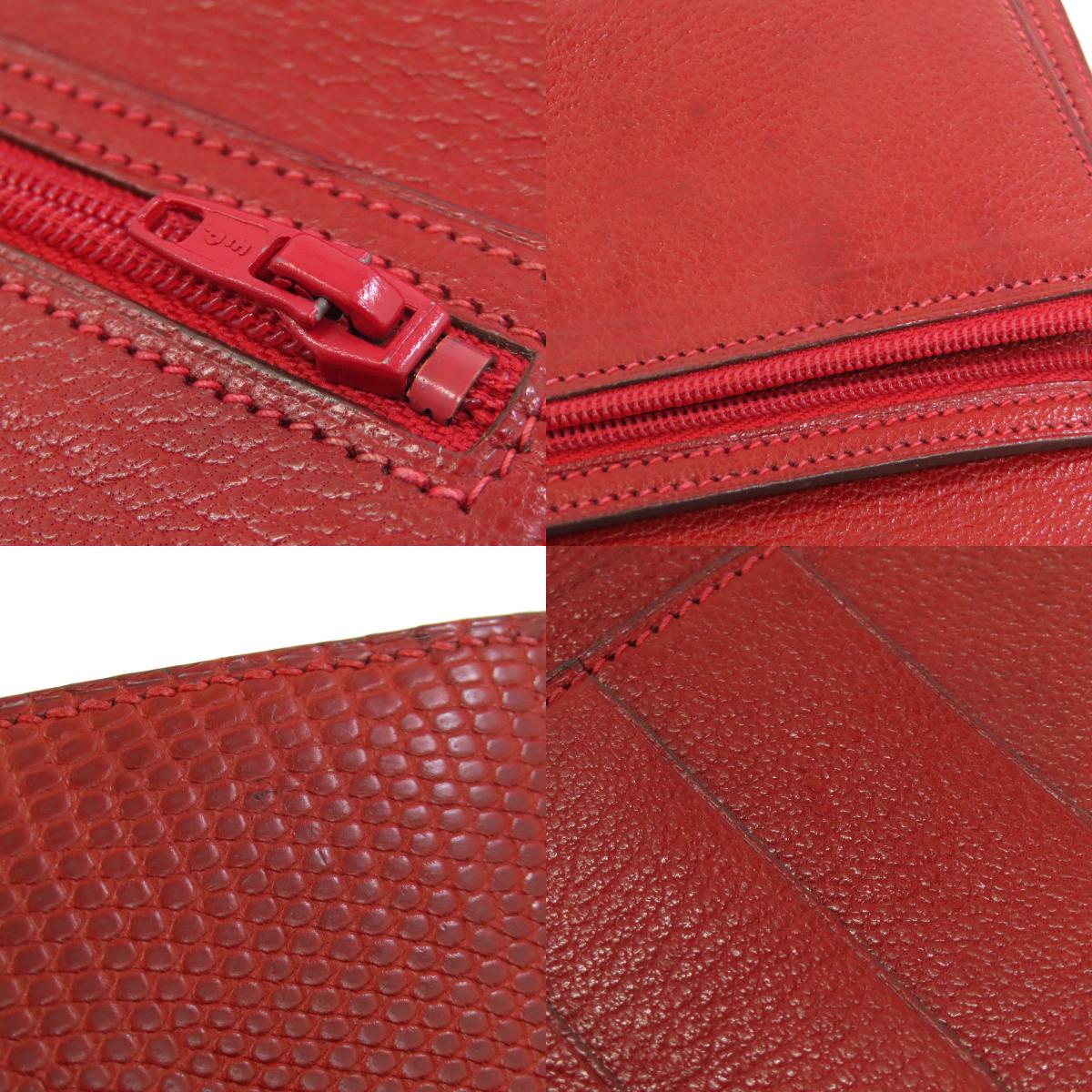 HERMES エルメス ベアンクラシック シルバー金具 長財布（小銭入れあり） リザード レディース 中古