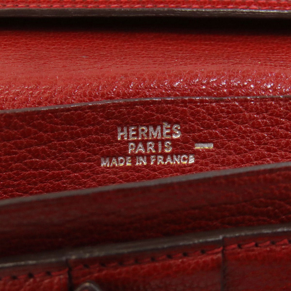 HERMES エルメス ベアンクラシック シルバー金具 長財布（小銭入れあり） リザード レディース 中古