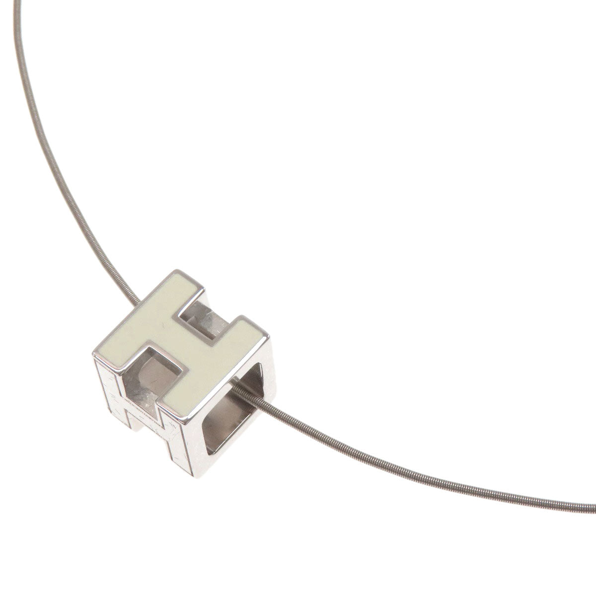HERMES Hキューブ ネックレス シルバー ホワイト HERMES エルメス ネックレス 京の蔵小牧 – ブランド京の蔵小牧