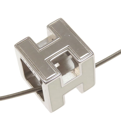 HERMES エルメス Hキューブ ネックレス 金属製 レディース 中古