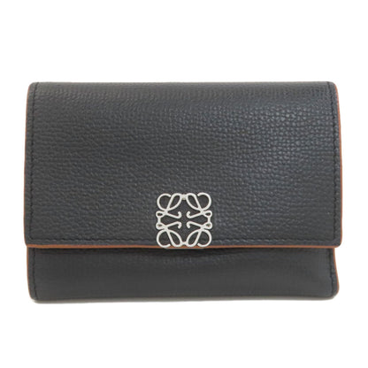 LOEWE ロエベ アナグラム 二つ折り財布（小銭入れあり） レザー レディース 中古