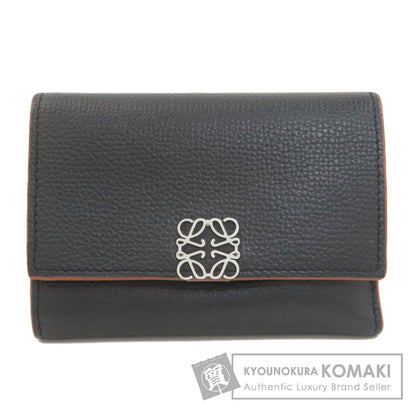LOEWE ロエベ アナグラム 二つ折り財布（小銭入れあり） レザー レディース 中古