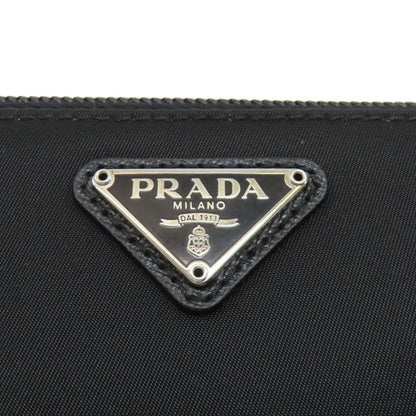 PRADA プラダ M506 ロゴ金具 長財布（小銭入れあり） ナイロン レディース 中古