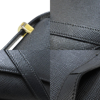 PRADA プラダ ロゴ金具 ショルダーバッグ サフィアーノ レディース 中古