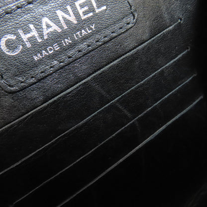 CHANEL シャネル チェーンショルダー マトラッセ シルバー金具 ショルダーバッグ ラムスキン レディース 中古