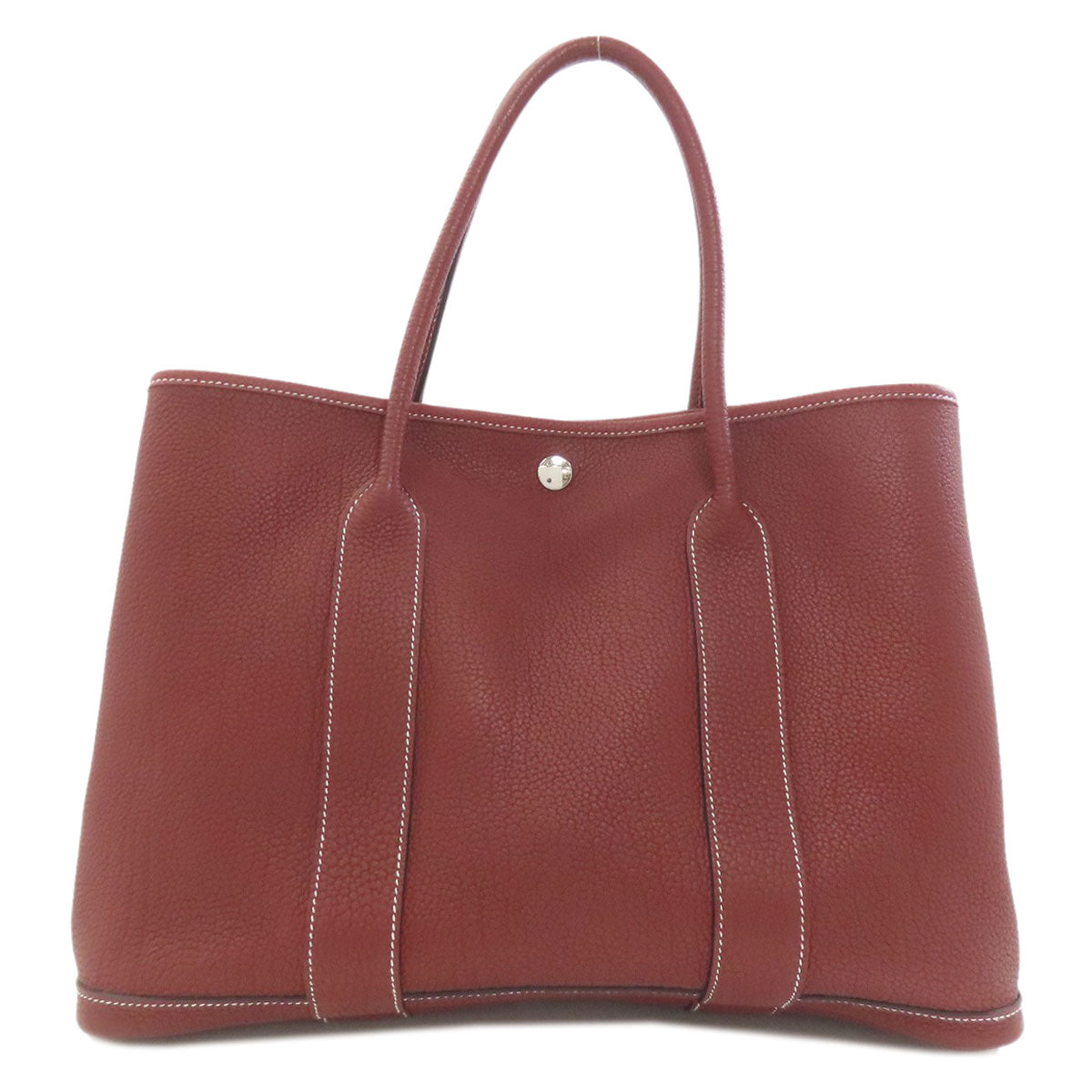 HERMES エルメス ガーデンパーティPM シルバー金具 トートバッグ ネゴンダ レディース 中古