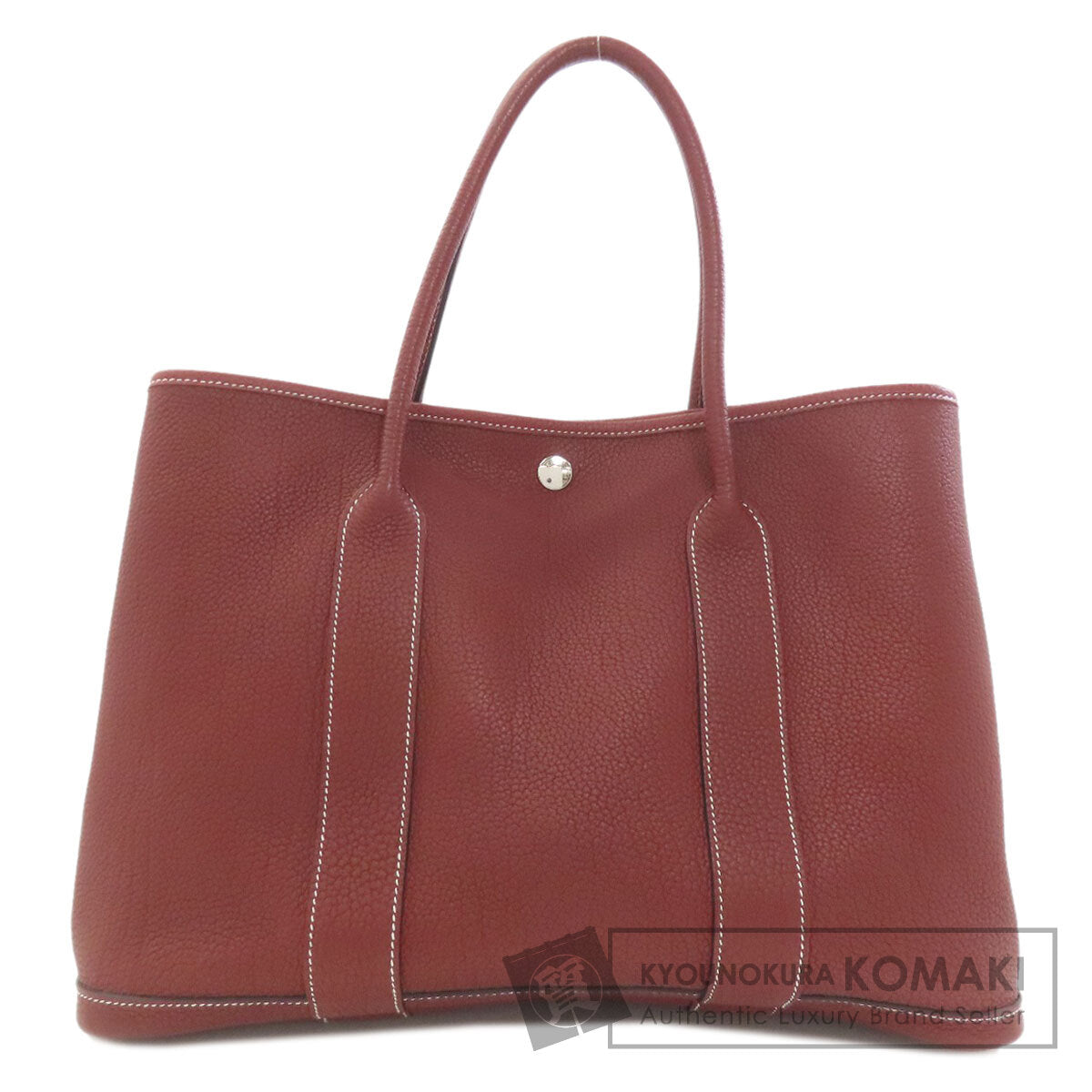HERMES エルメス ガーデンパーティPM シルバー金具 トートバッグ ネゴンダ レディース 中古