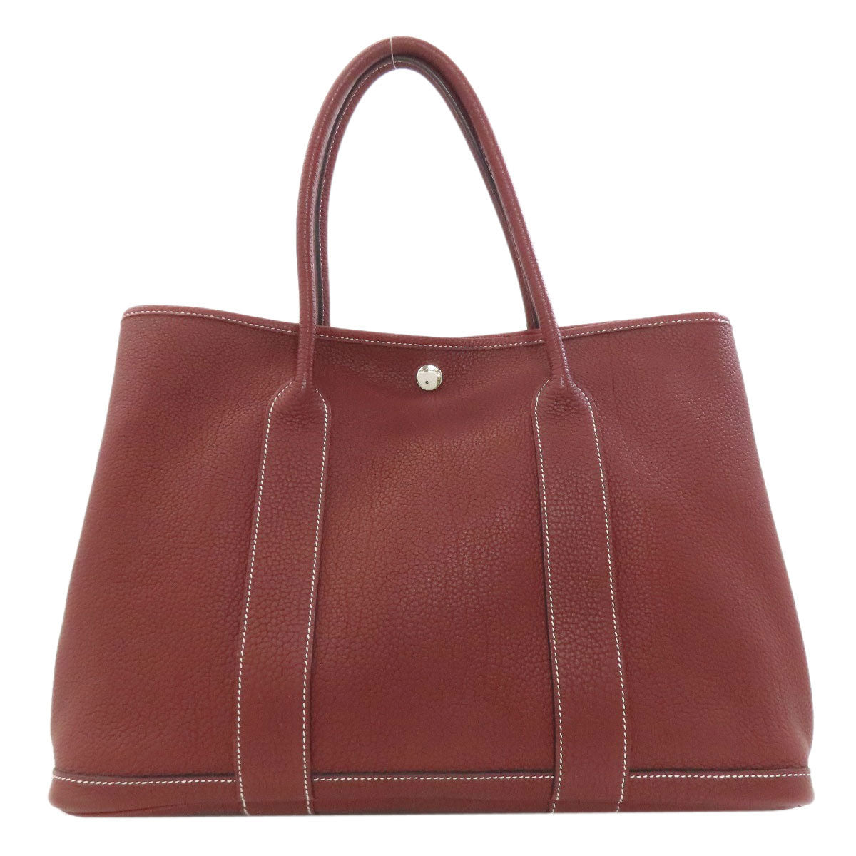 HERMES エルメス ガーデンパーティPM シルバー金具 トートバッグ ネゴンダ レディース 中古
