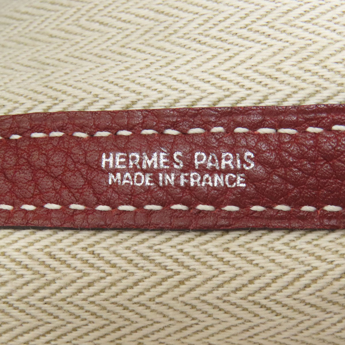 HERMES エルメス ガーデンパーティPM シルバー金具 トートバッグ ネゴンダ レディース 中古
