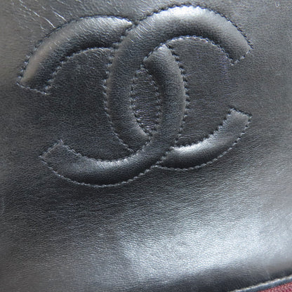 CHANEL シャネル チェーンショルダー マトラッセ シルバー金具 ショルダーバッグ ラムスキン レディース 中古
