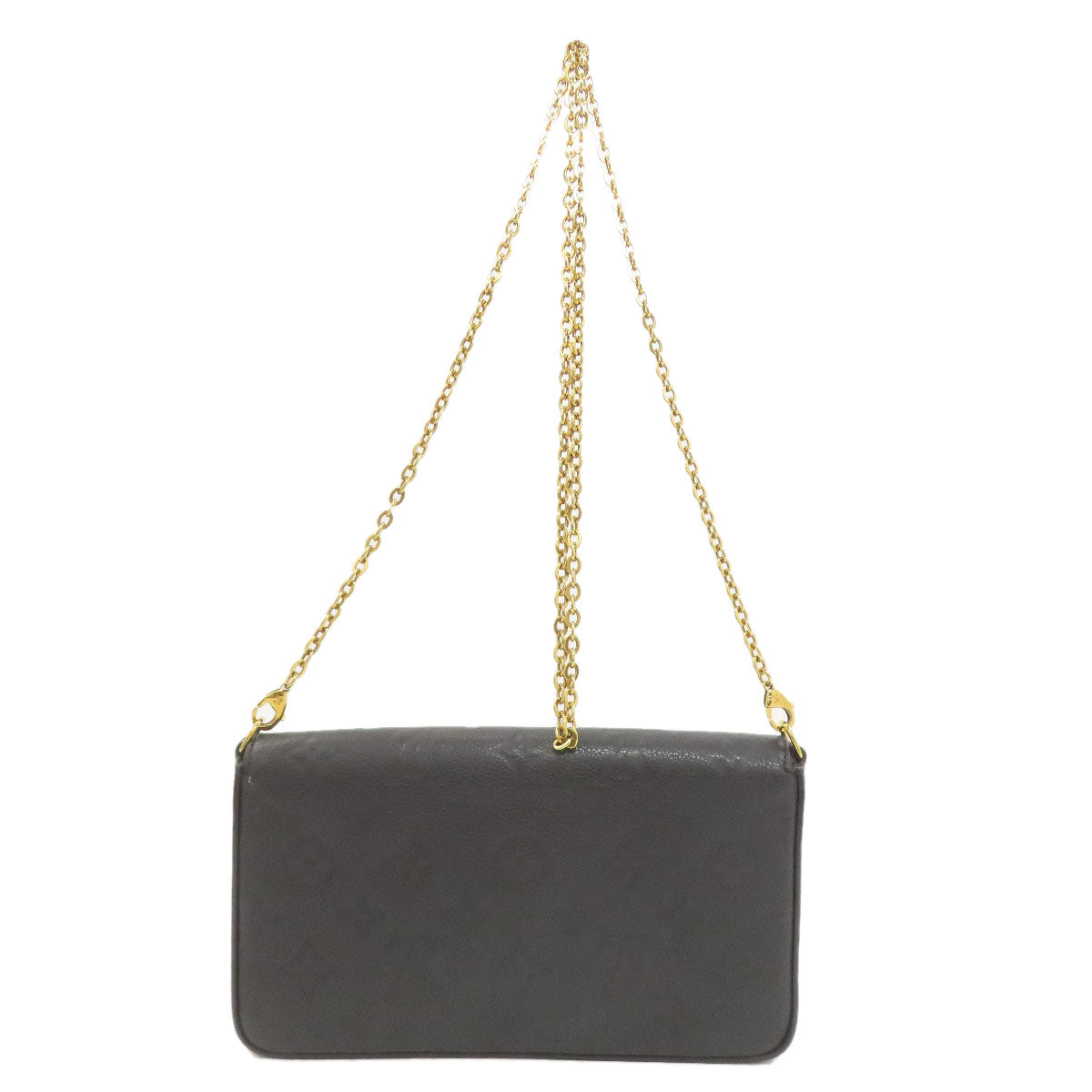 LOUIS VUITTON ルイヴィトン M64064 ポシェット・フェリシー ショルダーウォレット 長財布（小銭入れあり） アンプラント レディース 中古