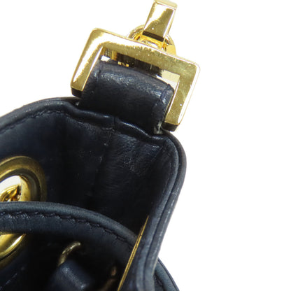 CHANEL シャネル ビコローレ ゴールド金具 ショルダーバッグ ラムスキン レディース 中古