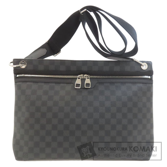 LOUIS VUITTON ルイヴィトン N41656 ハンター ショルダーバッグ ダミエキャンバス メンズ 中古