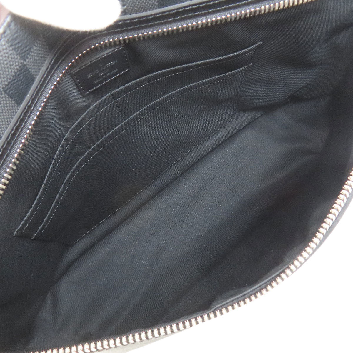 LOUIS VUITTON ルイヴィトン N41656 ハンター ショルダーバッグ ダミエキャンバス メンズ 中古