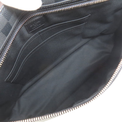 LOUIS VUITTON ルイヴィトン N41656 ハンター ショルダーバッグ ダミエキャンバス メンズ 中古