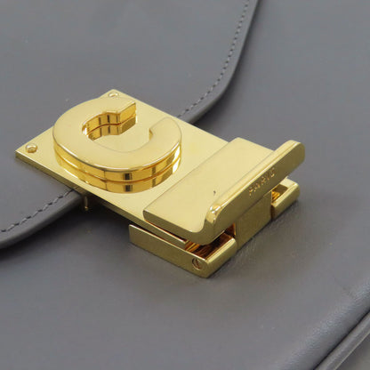 CELINE セリーヌ ミディアム C セー ショルダーバッグ カーフ レディース 中古
