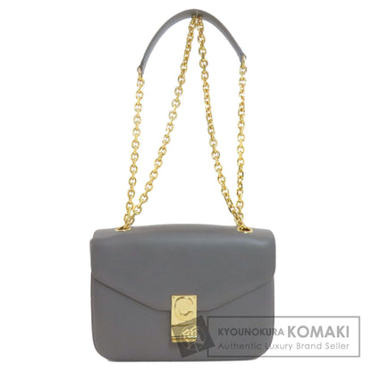 CELINE セリーヌ ミディアム C セー ショルダーバッグ カーフ レディース 中古
