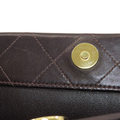 CHANEL シャネル マトラッセ チェーントート ゴールド金具 ショルダーバッグ ラムスキン レディース 中古