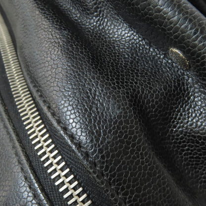 CHANEL シャネル マトラッセ シルバー金具 トートバッグ グレインド カーフスキン レディース 中古