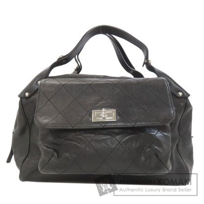 CHANEL シャネル マトラッセ シルバー金具 トートバッグ グレインド カーフスキン レディース 中古
