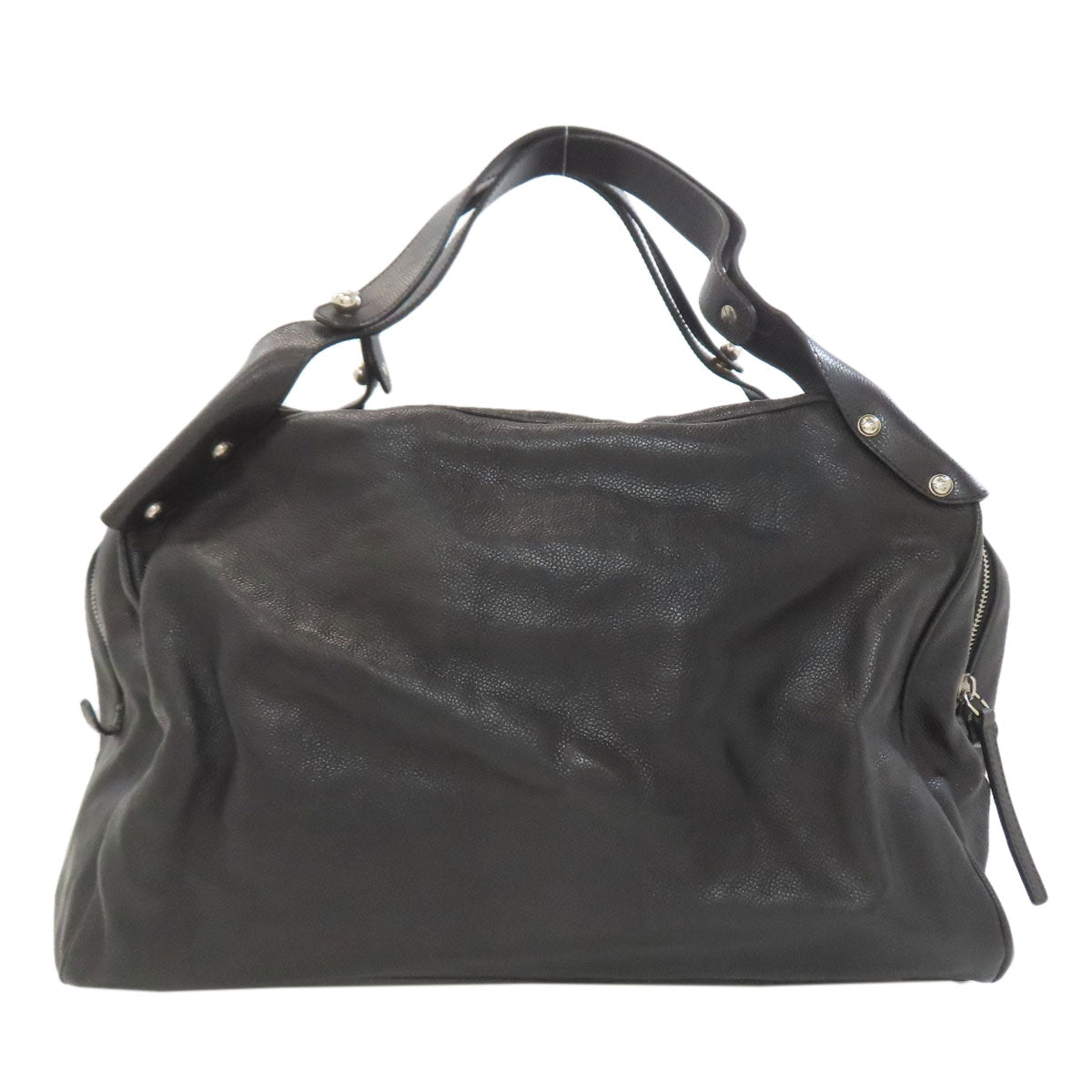 CHANEL シャネル マトラッセ シルバー金具 トートバッグ グレインド カーフスキン レディース 中古