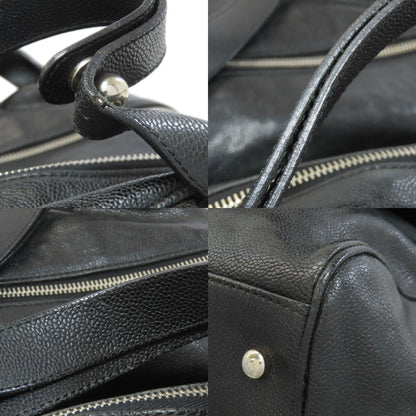 CHANEL シャネル マトラッセ シルバー金具 トートバッグ グレインド カーフスキン レディース 中古