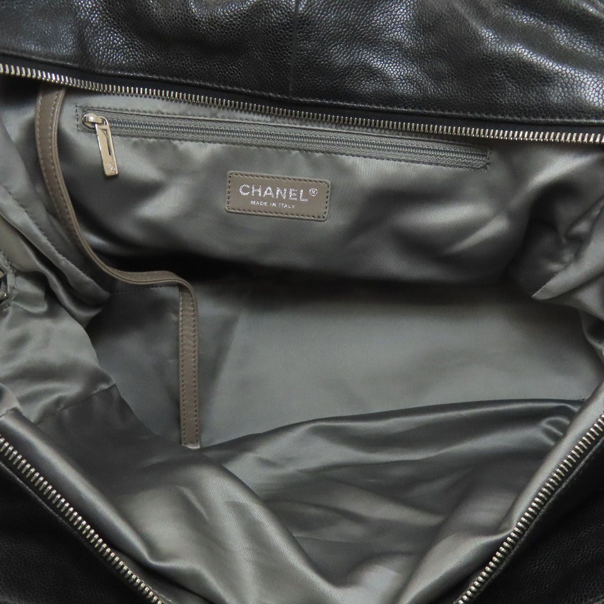 CHANEL シャネル マトラッセ シルバー金具 トートバッグ グレインド カーフスキン レディース 中古